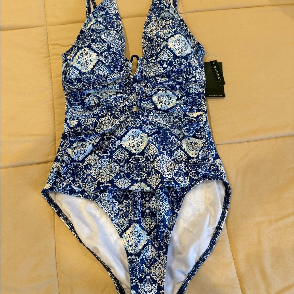 Ralph Lauren women’s One Piece in Blue and White